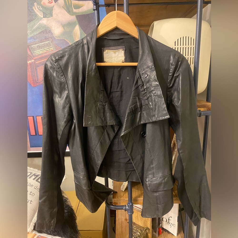 Leather jacket